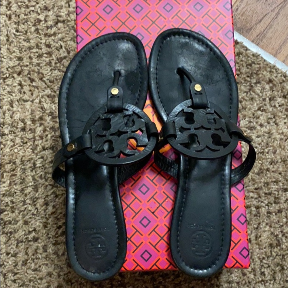 Tory Burch Miller black sandals